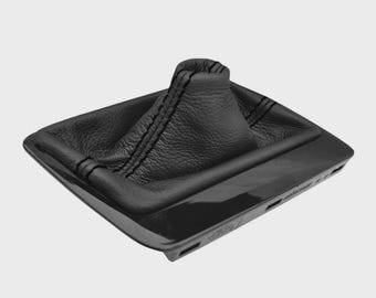 Corvette C7 Black Leather Automatic Shift Boot Cover