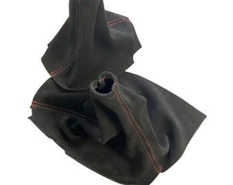 For Chevy Corvette C6 Suede Shift Boot Cover, Custom Stitch (2005-2013)
