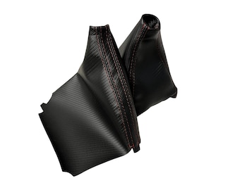 Carbon Fiber Style E-Brake & Shift Boot Cover for Subaru