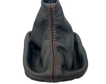 For BMW E46 1993-2004 Custom Stitching Manual Real Leather Shift Boot with Retainer Frame