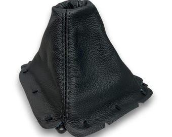 Miata MX-5 Schwarz Leder Schaltstiefel 1999-2004 Handgefertigt