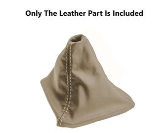 Beige Ledermanuelle Schiebe-Handmanschetten-Abdeckung für BMW E46 36 3er Reihe 1991-2005