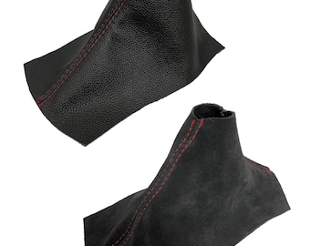 Leather & Suede Gear Shift Boot for 2010-2014 Ford Mustang Manual