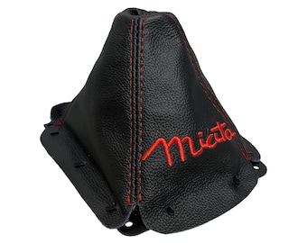 For 1998 - 2005 Mazda Miata Mx5 Mx-5 Shift Boot Custom Stitching Genuine Leather