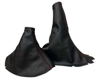 Replacement Manual Shift Parking e brake Boot Set For Ford Mustang 2015 - 2019 (Custom Stitching)