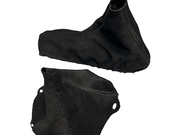 Handmade Suede Shift & E-Brake Boot Cover: BMW F31 32 33 M4 (2014-2019)
