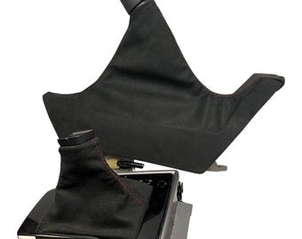 For Subaru 2018 -2023 Crosstrek Automatic Shift E-brake Boot Set Alcantara Suede Custom stitching