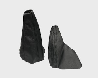 Genuine Leather Shift & E-Brake Boot For 2003-2005 Subaru Legacy, 2005-2010 Outback