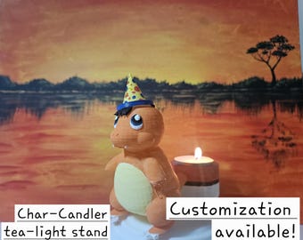 Char-candler tealight holder