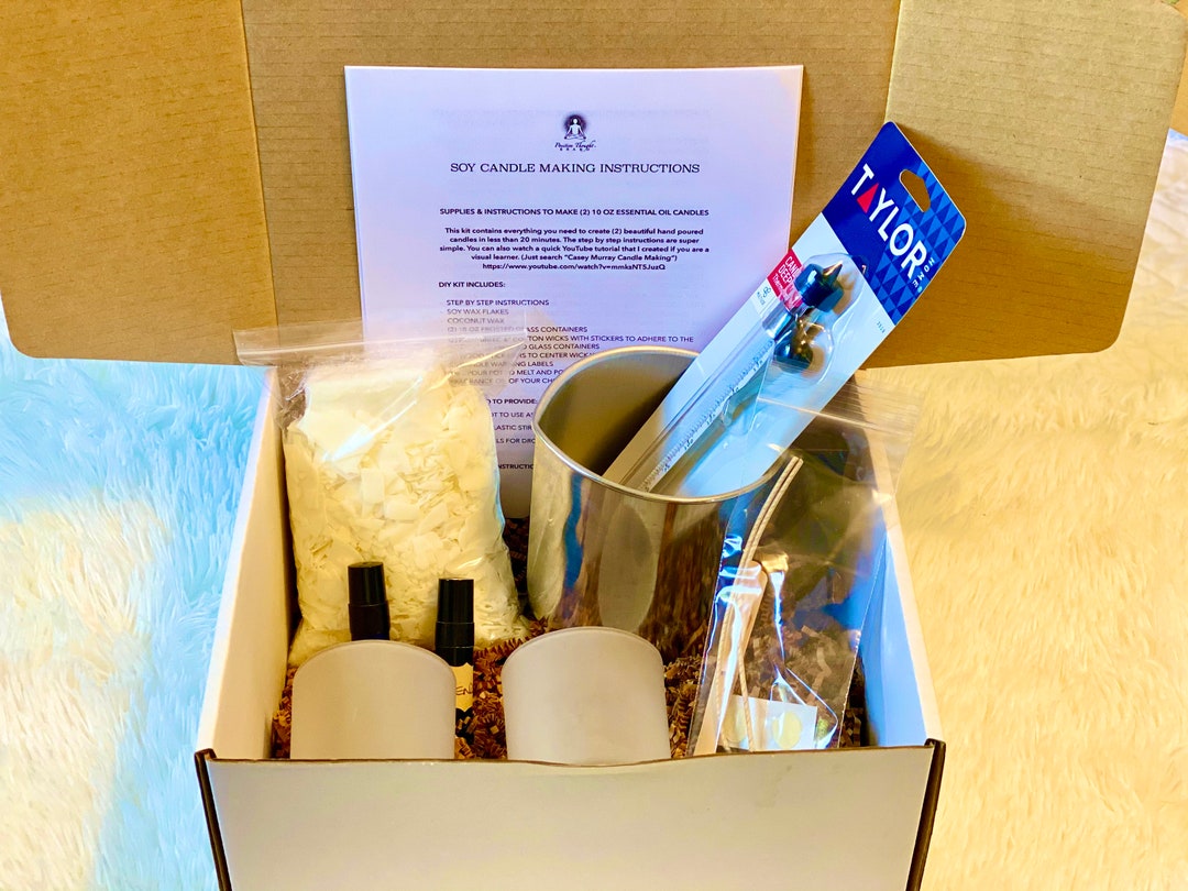 DIY Soy/coconut Wax Candle Making Kit Etsy