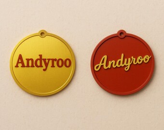 Etiquetas de regalo personalizadas impresas en 3D: etiquetas personalizadas para regalos de Navidad / etiquetas reutilizables con nombre