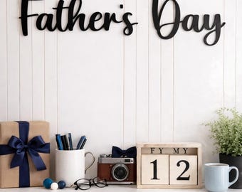 Letrero de pared 3D para el Día de la Madre/del Padre, Letrero para Mamá o Papá, Decoraciones para fiestas, Regalo personalizado, Letras grandes para pared