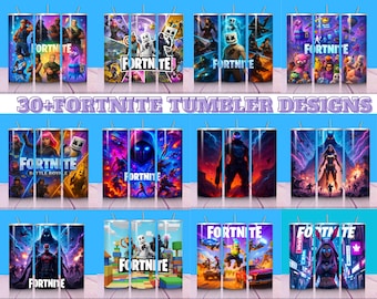Gaming Character Tumbler Wrap PNG, 20oz Battle Royale Sublimation Design (Digital Download)