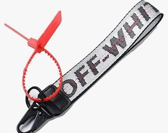 Correa para llavero de 10" inspirada en Off-White - Llavero con cordón