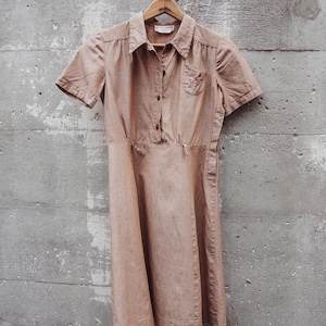 Vintage 1940&#39;s Girl Scouts Brownie Uniform 8/10 y.o.