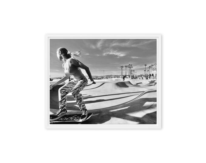 Venice Beach in Black and White