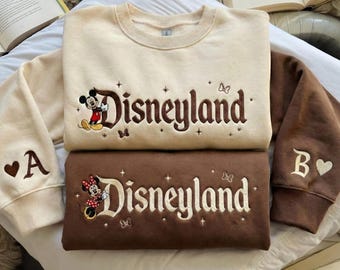 Embroidered Coupe Mouse Sweatshirt, Custom Magical Land Shirt, Matching WDW Crewneck, Valentine Gift
