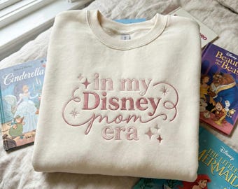 Embroidered Disney Shirt, In My Disney Mom Era Shirt, Disney Mom T-Shirt, Magical Family Vacation Tee, Cute Park Outfit, Disney Trip Gift
