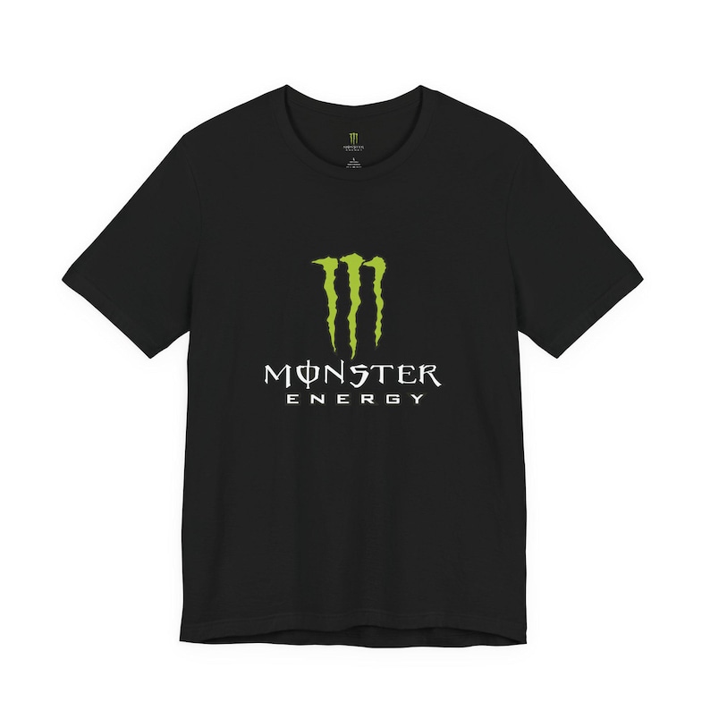 Monster Energy Logo Tee | Energy Drink Graphic T-Shirt image 1
