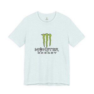 Monster Energy Logo Tee | Energy Drink Graphic T-Shirt image 11