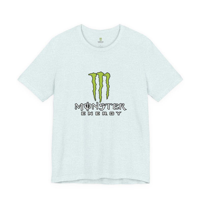 Monster Energy Logo Tee | Energy Drink Graphic T-Shirt image 11