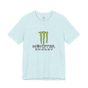 Monster Energy Logo Tee | Energy Drink Graphic T-Shirt image 10