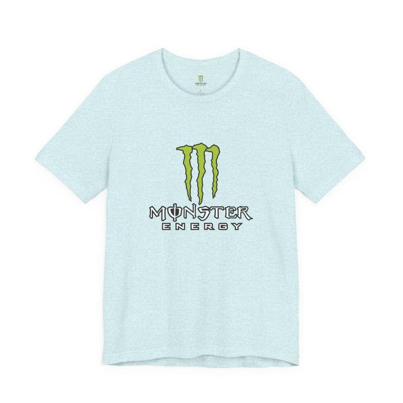 Monster Energy Logo Tee | Energy Drink Graphic T-Shirt image 10