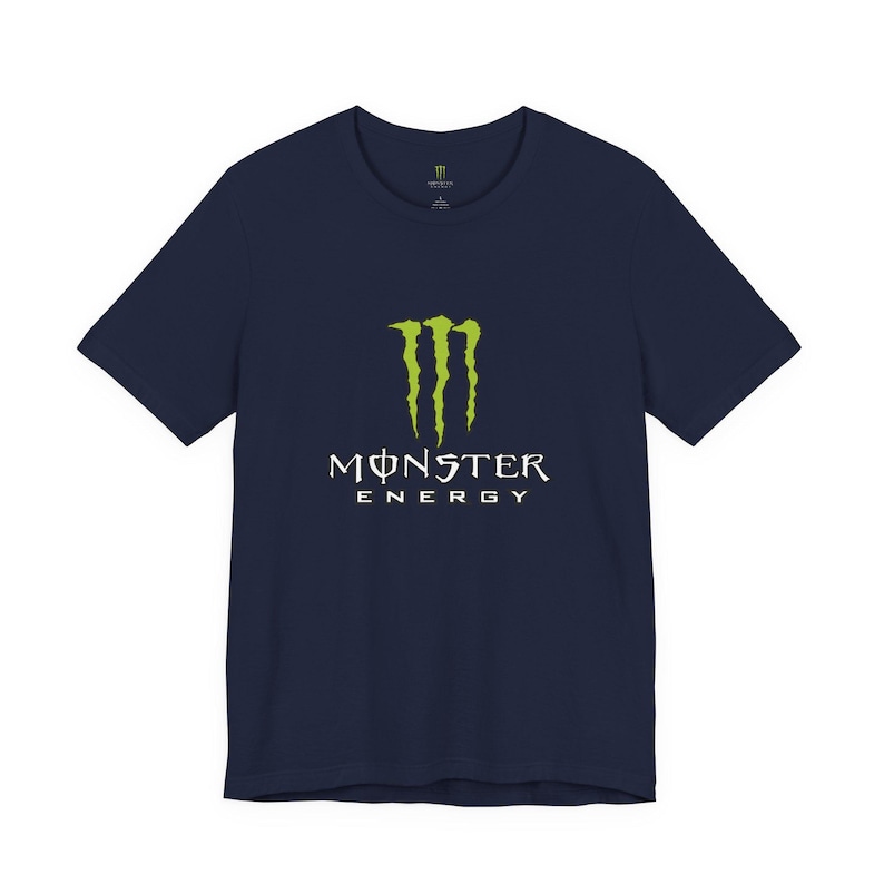 Monster Energy Logo Tee | Energy Drink Graphic T-Shirt image 16
