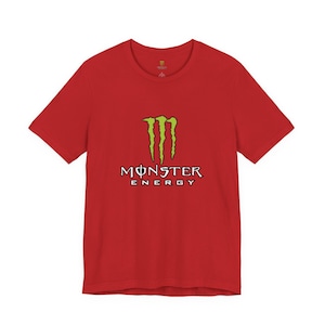Monster Energy Logo Tee | Energy Drink Graphic T-Shirt image 20