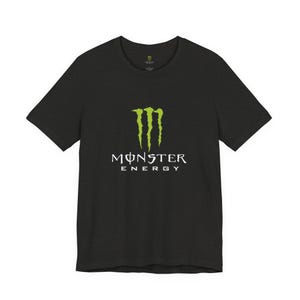Monster Energy Logo Tee | Energy Drink Graphic T-Shirt image 9