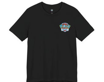 PAW Patrol Logo T-Shirt | Kids Jersey Tee, 100% Cotton, Everyday Wear