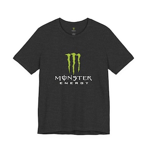Monster Energy Logo Tee | Energy Drink Graphic T-Shirt image 14