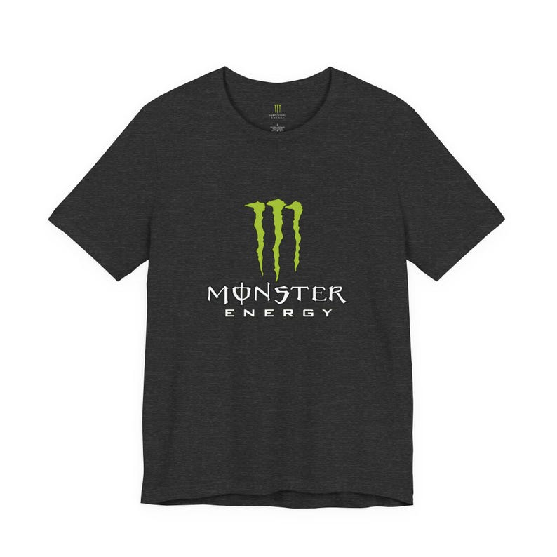 Monster Energy Logo Tee | Energy Drink Graphic T-Shirt image 14