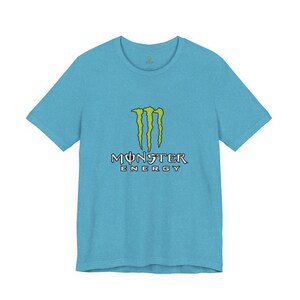 Monster Energy Logo Tee | Energy Drink Graphic T-Shirt image 15