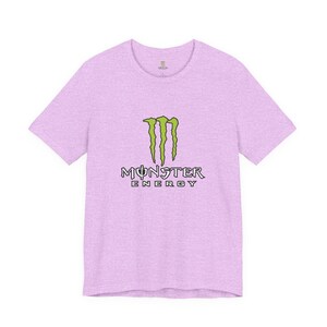 Monster Energy Logo Tee | Energy Drink Graphic T-Shirt image 17