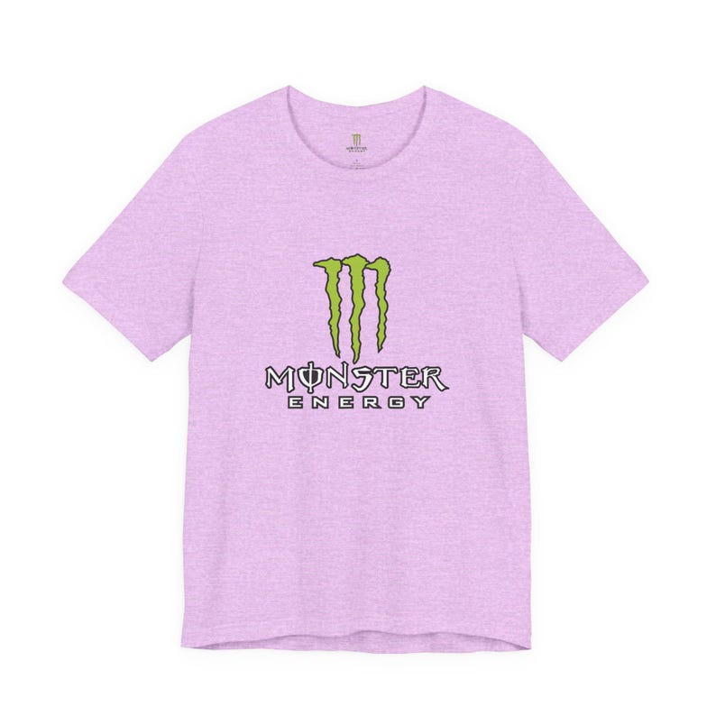 Monster Energy Logo Tee | Energy Drink Graphic T-Shirt image 17