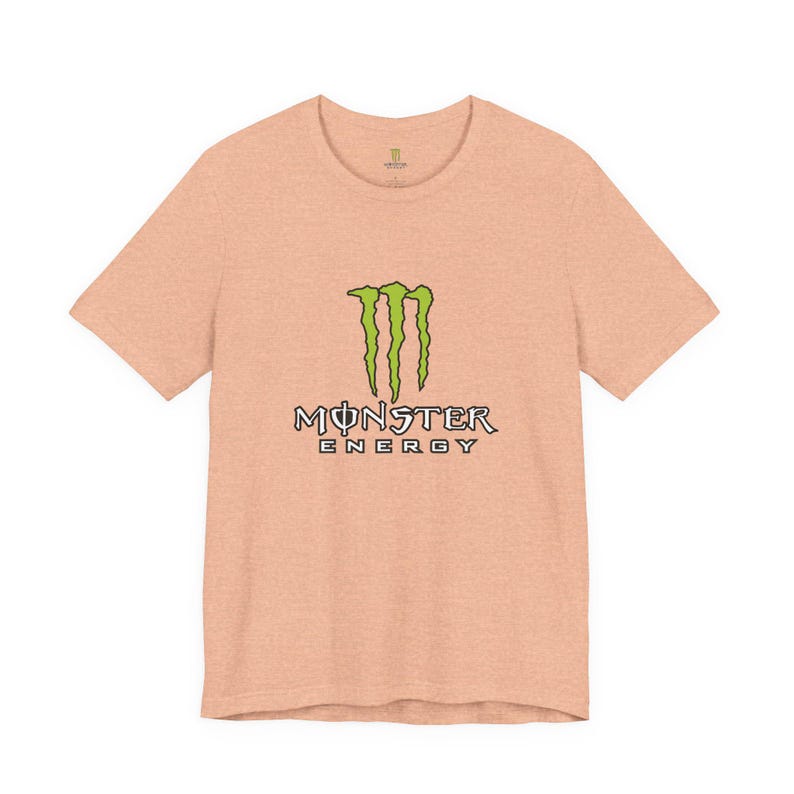 Monster Energy Logo Tee | Energy Drink Graphic T-Shirt image 7