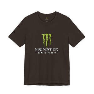 Monster Energy Logo Tee | Energy Drink Graphic T-Shirt image 5