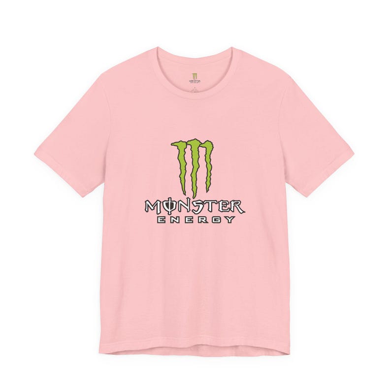 Monster Energy Logo Tee | Energy Drink Graphic T-Shirt image 19