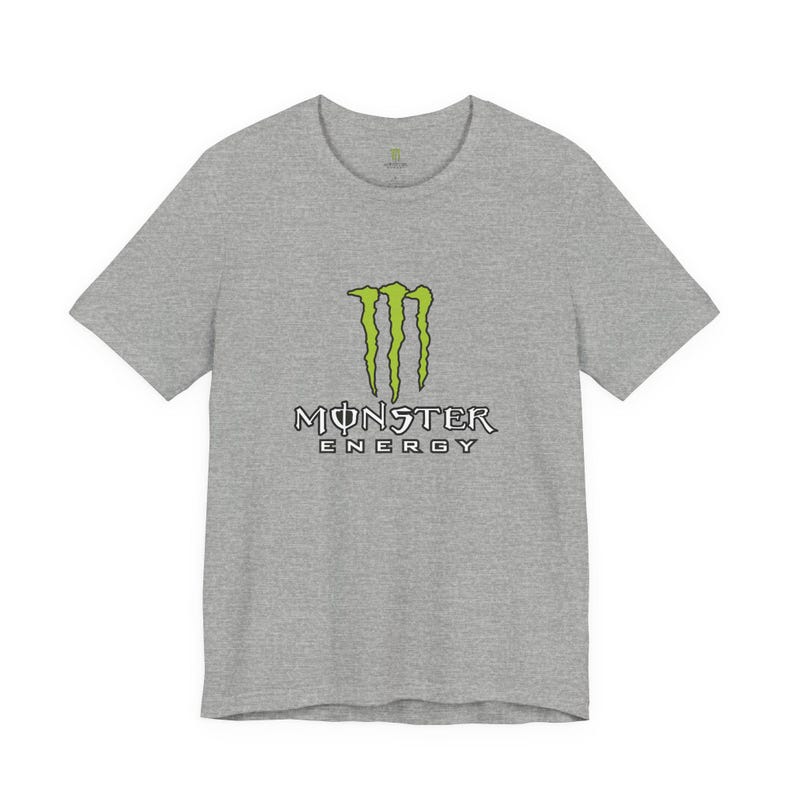 Monster Energy Logo Tee | Energy Drink Graphic T-Shirt image 12
