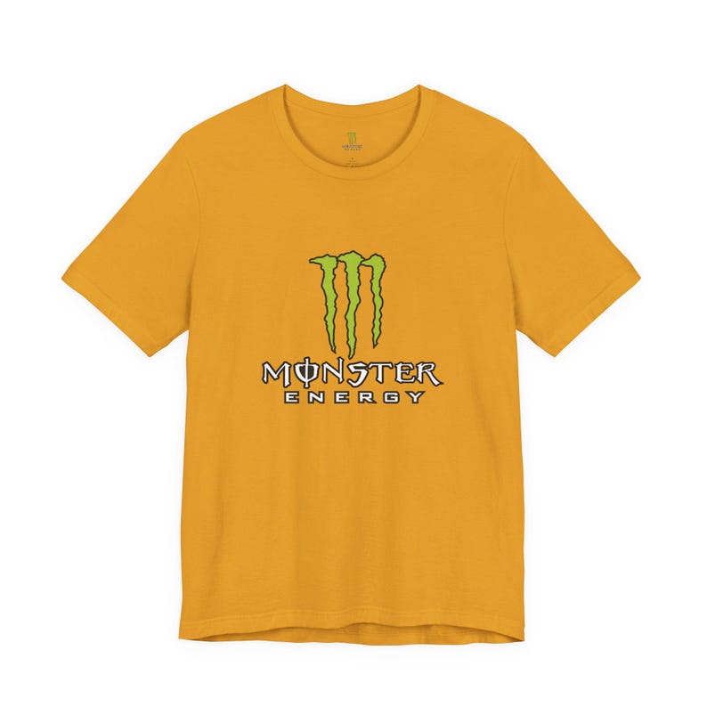 Monster Energy Logo Tee | Energy Drink Graphic T-Shirt image 8