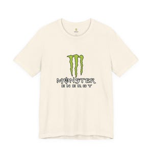 Monster Energy Logo Tee | Energy Drink Graphic T-Shirt image 6