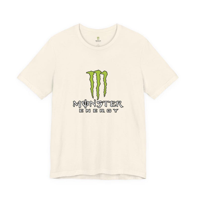 Monster Energy Logo Tee | Energy Drink Graphic T-Shirt image 6