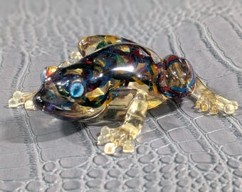 Rainbow Celtic Knot Frog