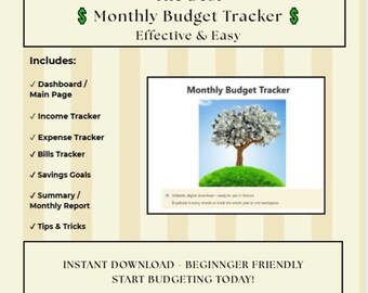 Notion Template Monthly Budget and Expense Tracker for Personal Finance ...