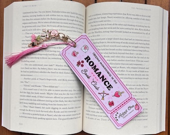 Valentine’s Day Bookish Bookmark | Romance Reader Gift | Book Club Valentine Gift for Her