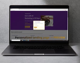 IA en la página de destino de marketing (alto valor) + Sistema Net Starter (lanzamiento en 72 horas)