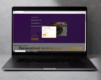 Business Automation Landing Page (High‑Value) + Net Starter System (72h Launch)