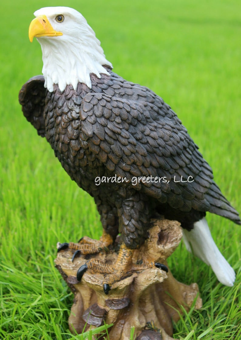 American Bald Eagle Statue American Bald Eagle Figurine Eagle Etsy