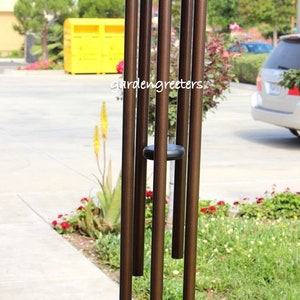 Large 55&quot; Wind Chimes deep Tone Wind Chimes Garden Deep Tone Large 55&quot; Wind Chimes Bronze